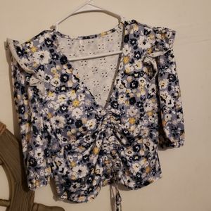 Floral crop top